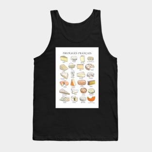 French Cheese Chart Tank Top